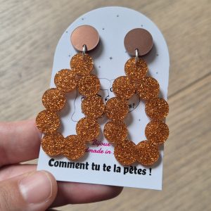 Boucles d'oreilles pendantes Georgette