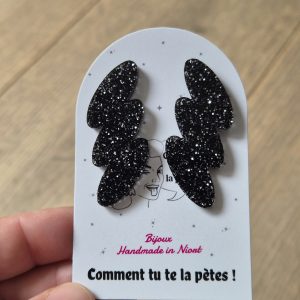 Brillez en toute occasion avec nos boucles d’oreilles pailletées, un accessoire chic et audacieux qui attire tous les regards. Fabriquées à la main avec soin à Niort, ces boucles d’oreilles légères allient élégance moderne et confort absolu.