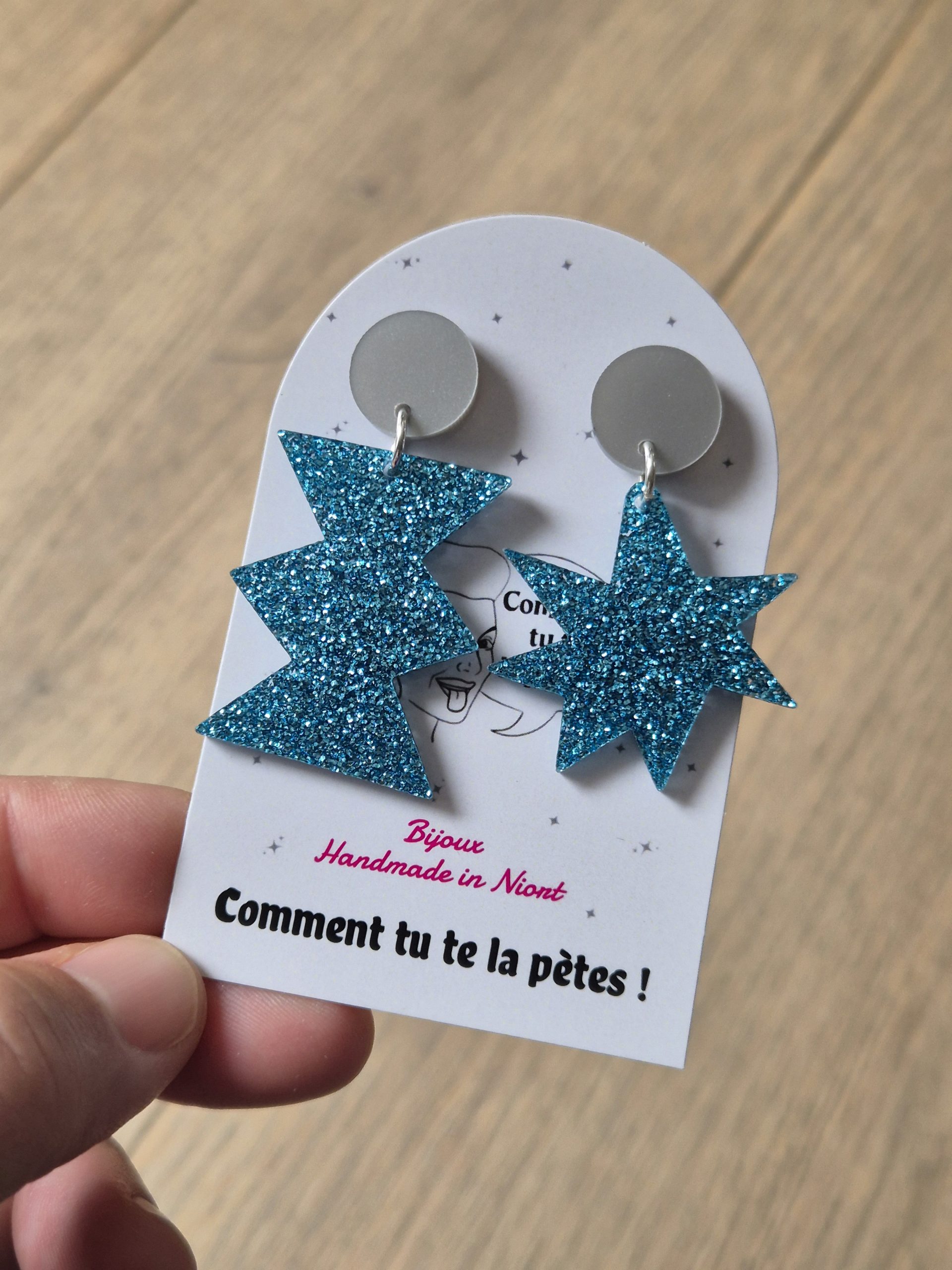 Boucles d'oreilles pendantes Simone – Image 5