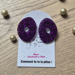 Boucles d'oreilles puces Astrid