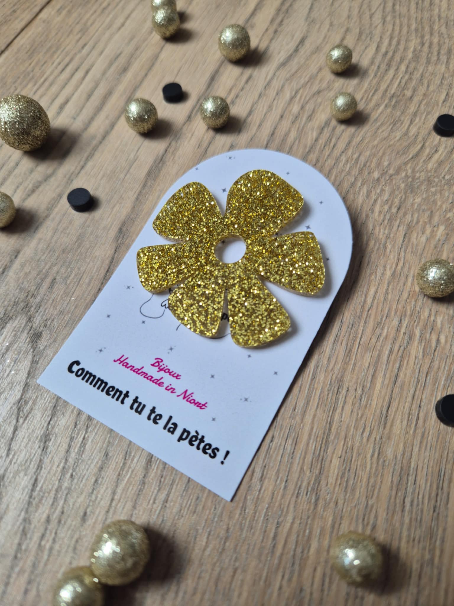 Badge Camélia