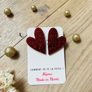 Boucles d'oreilles puces LOVA