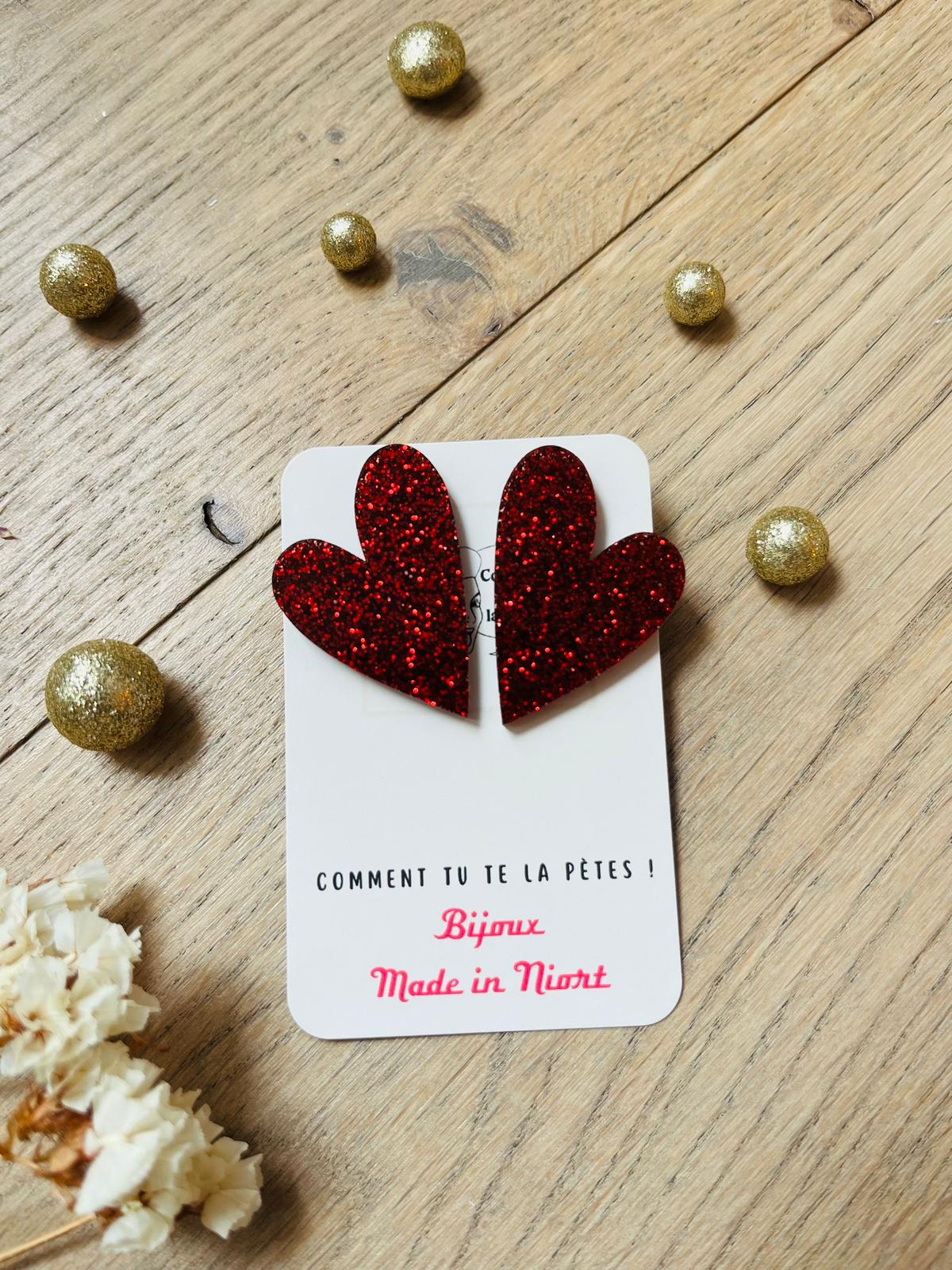Boucles d'oreilles puces LOVA
